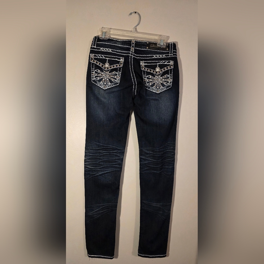 LA Idol USA Women's Jeans - Size: 9 Skinny Leg